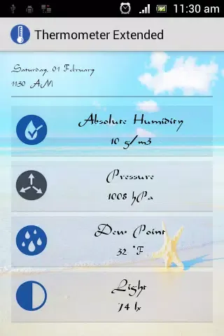 Thermometer Extended Screenshots