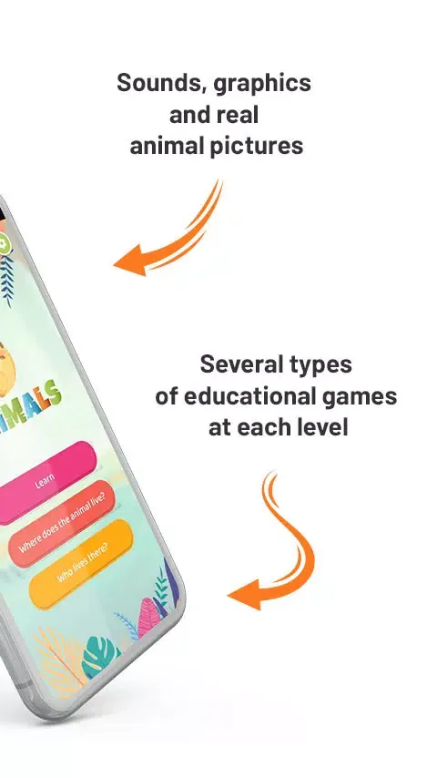 Screenshot di The Animals learning for child