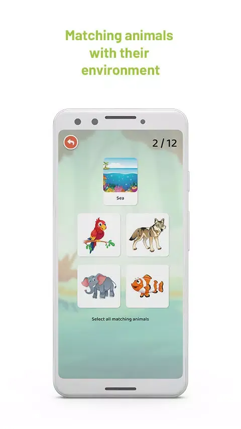 Screenshot di The Animals learning for child
