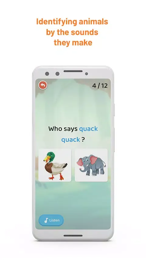 Screenshot di The Animals learning for child