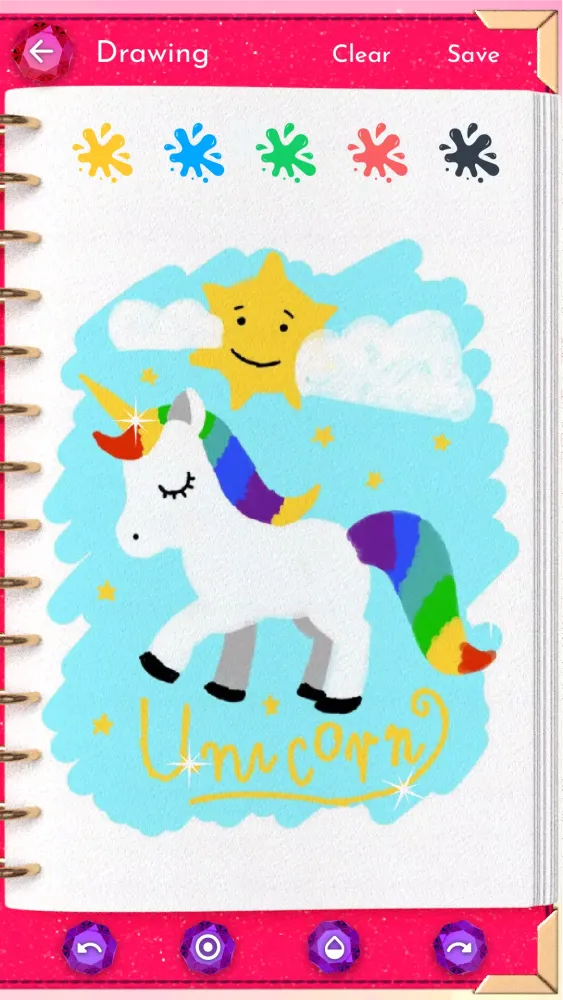 Unicorn Diary Screenshots