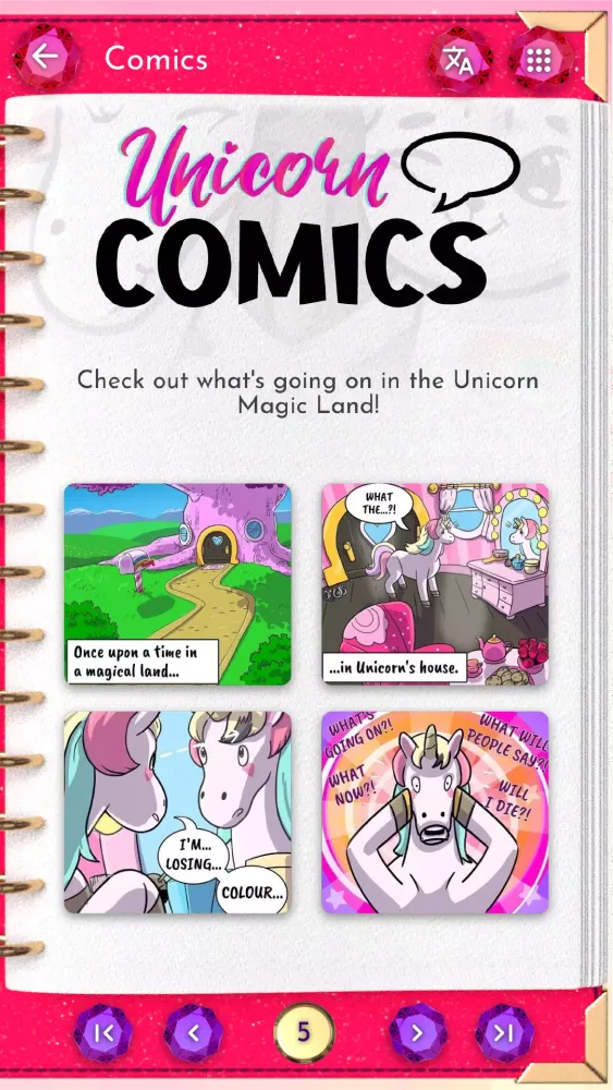 Unicorn Diary Screenshots