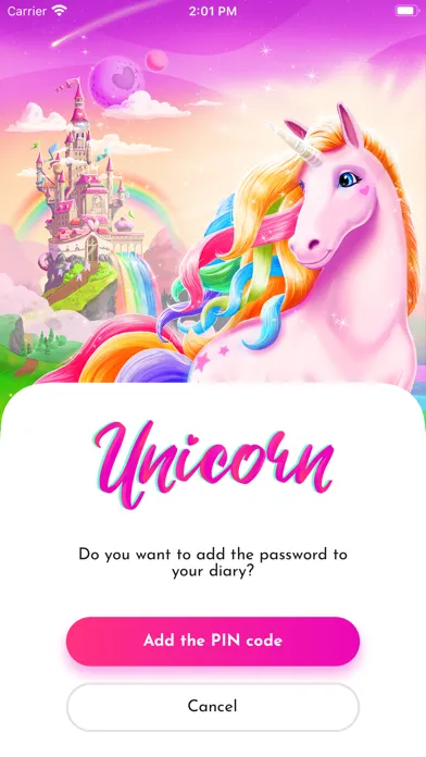 Unicorn Diary (with password) Ekran Görüntüleri