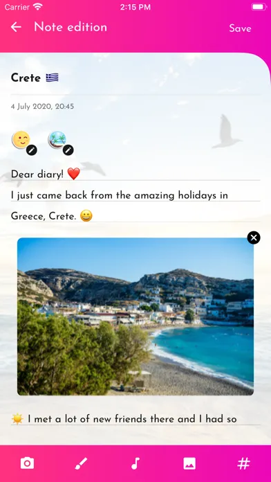 Unicorn Diary (with password) Ekran Görüntüleri