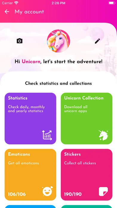 Unicorn Diary (with password) Ekran Görüntüleri