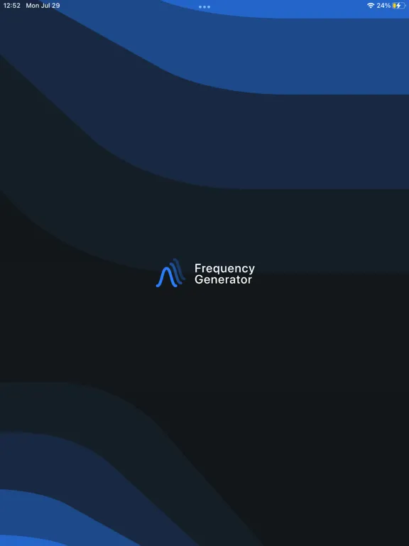 Tangkapan layar Frequency Generator (Sound) iPad 