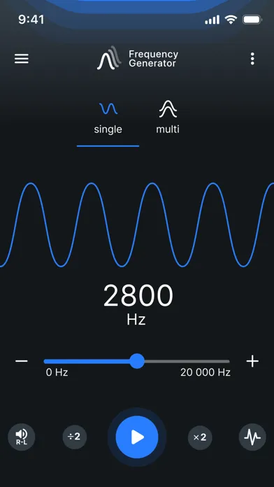 Tangkapan layar Frequency Generator (Sound)