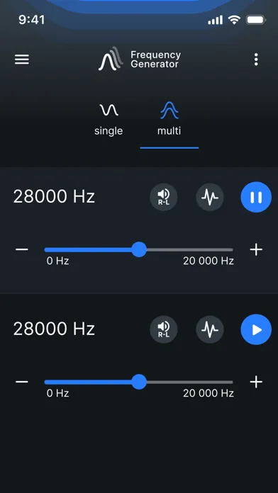 Tangkapan layar Frequency Generator (Sound)