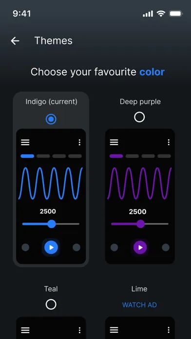 Tangkapan layar Frequency Generator (Sound)