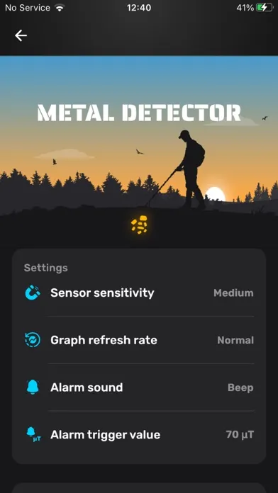 Captures d'écran de Smart Metal Detector