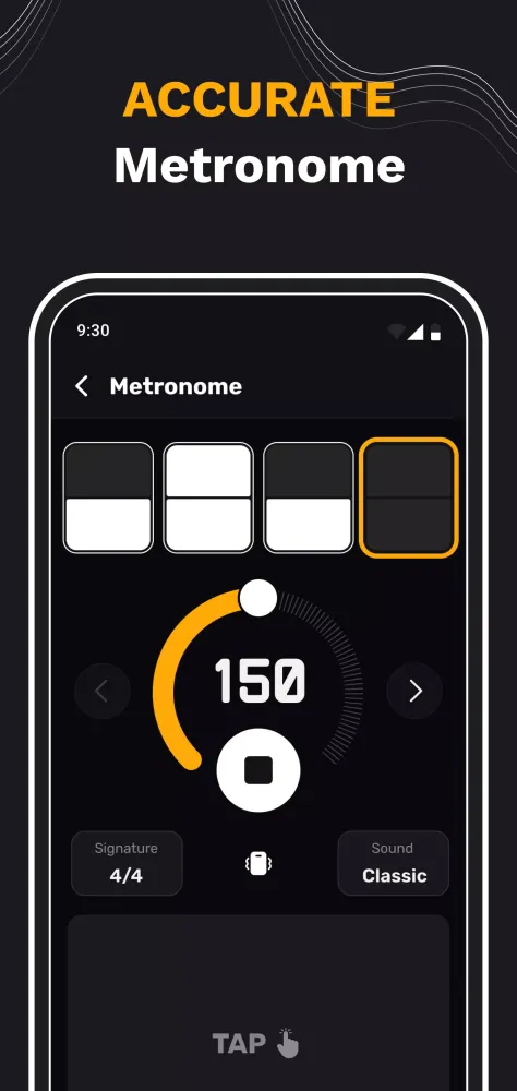 Perfect Bass Guitar Tuner Ekran Görüntüleri