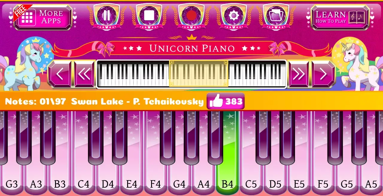 Unicorn Piano Screenshots
