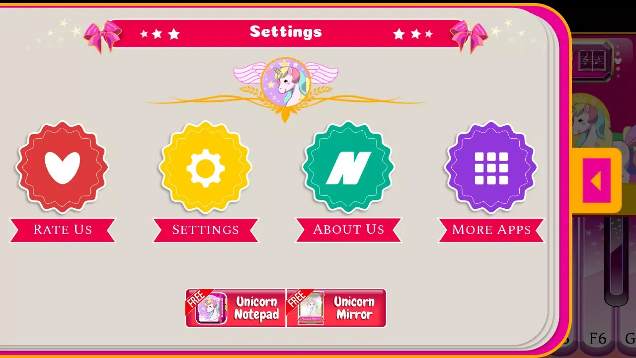 Unicorn Piano Screenshots