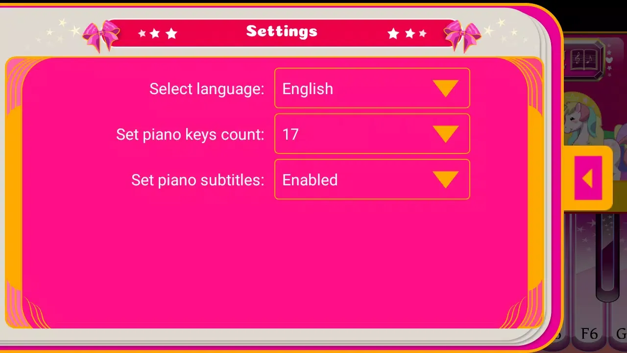 Unicorn Piano Screenshots