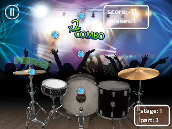 Real Drums Game iPad  スクリーンショット