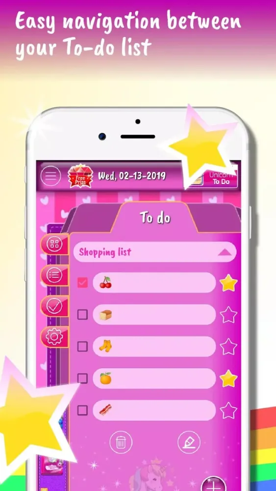 Unicorn Calendar Screenshots