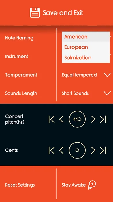Double Bass Tuner Master スクリーンショット