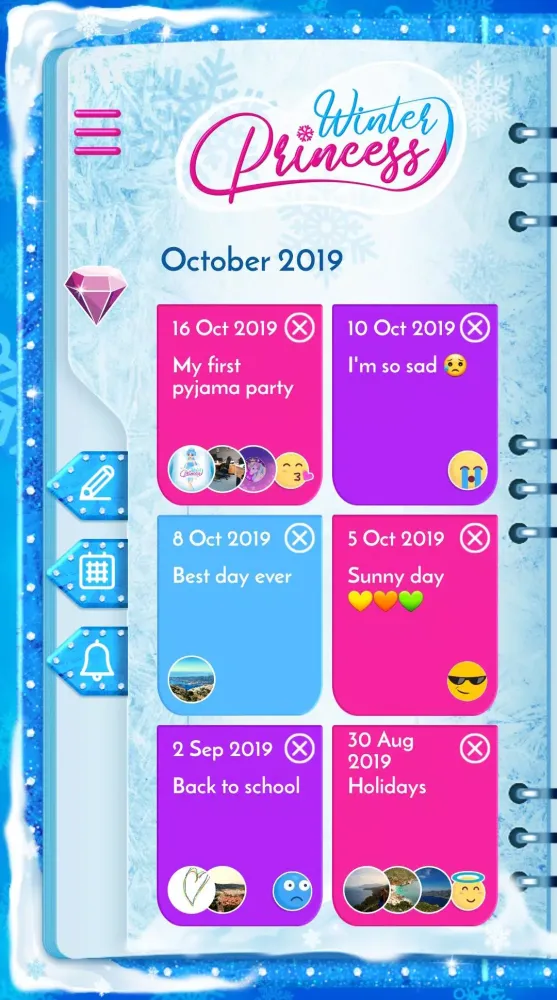 Скриншоты Winter Princess Diary