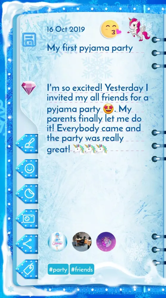 Скриншоты Winter Princess Diary