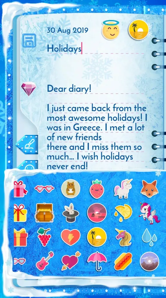 Скриншоты Winter Princess Diary