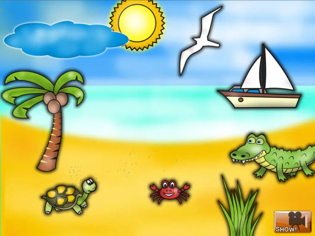 Funny Animals for Kids - puzzle with voices iPad  スクリーンショット