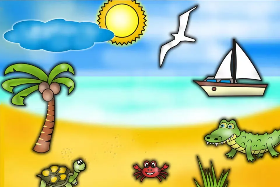 Funny Animals for Kids - puzzle with voices スクリーンショット