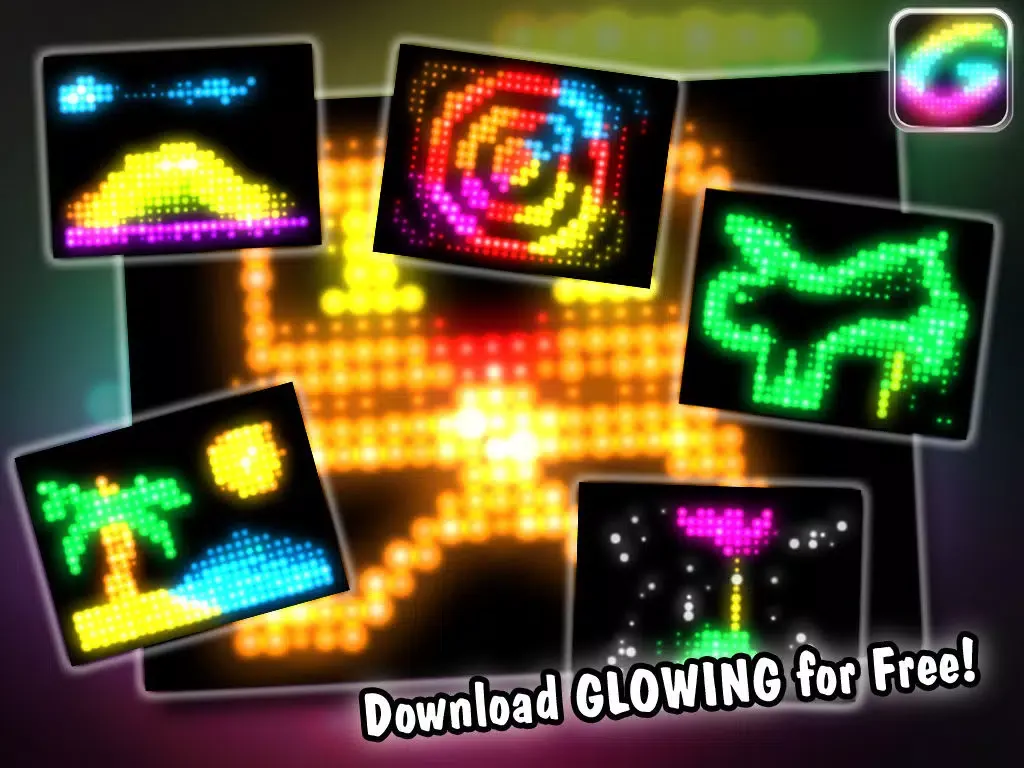 Glowing - Create glow animations iPad  स्क्रीनशॉट