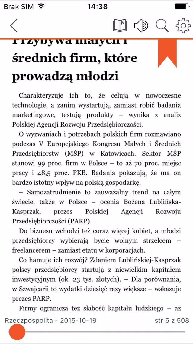 Zrzuty ekranu Nexto Reader