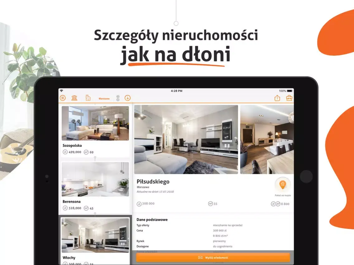 Capturas de pantalla de Nieruchomosci-online.pl (beta) iPad 