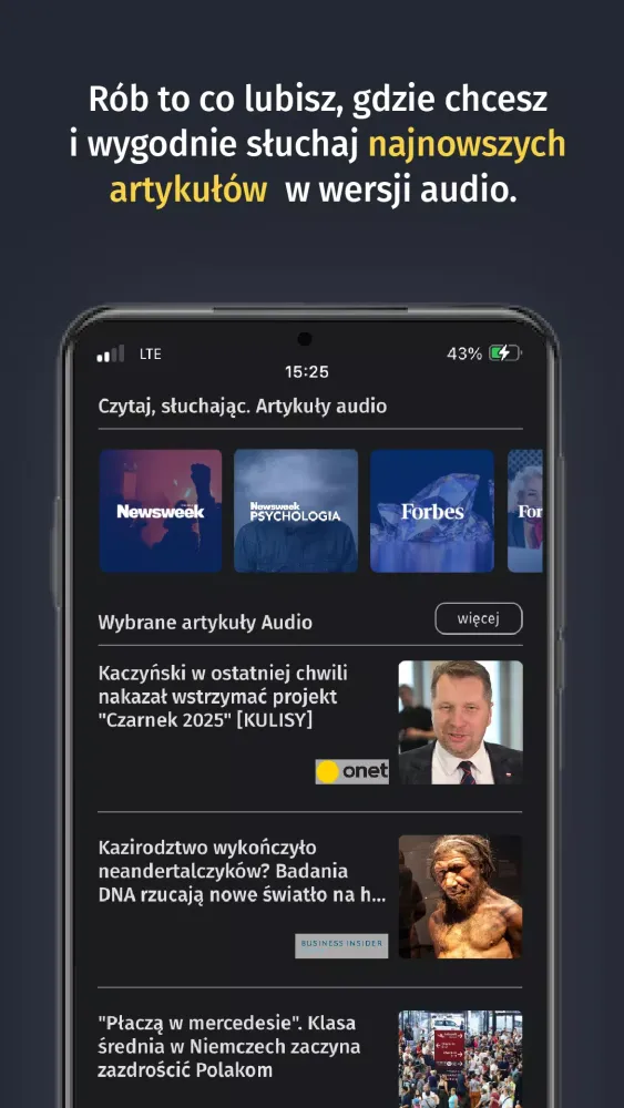 Onet Audio Screenshots
