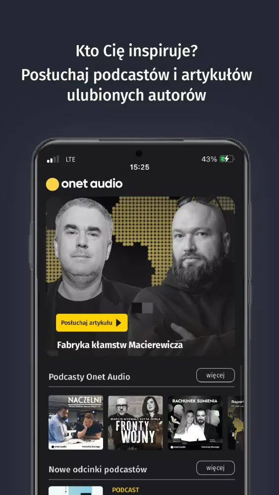 Onet Audio Screenshots