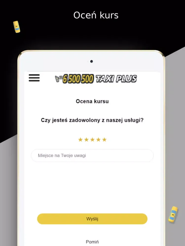 Скриншоты TAXI PLUS Łódź 42 6 500 500 iPad 