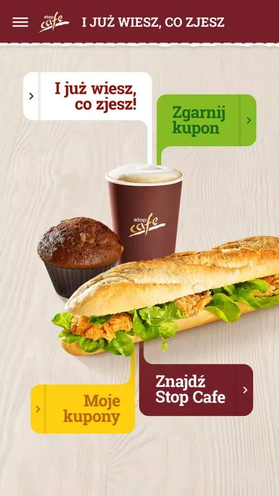 Tangkapan skrin Stop Cafe