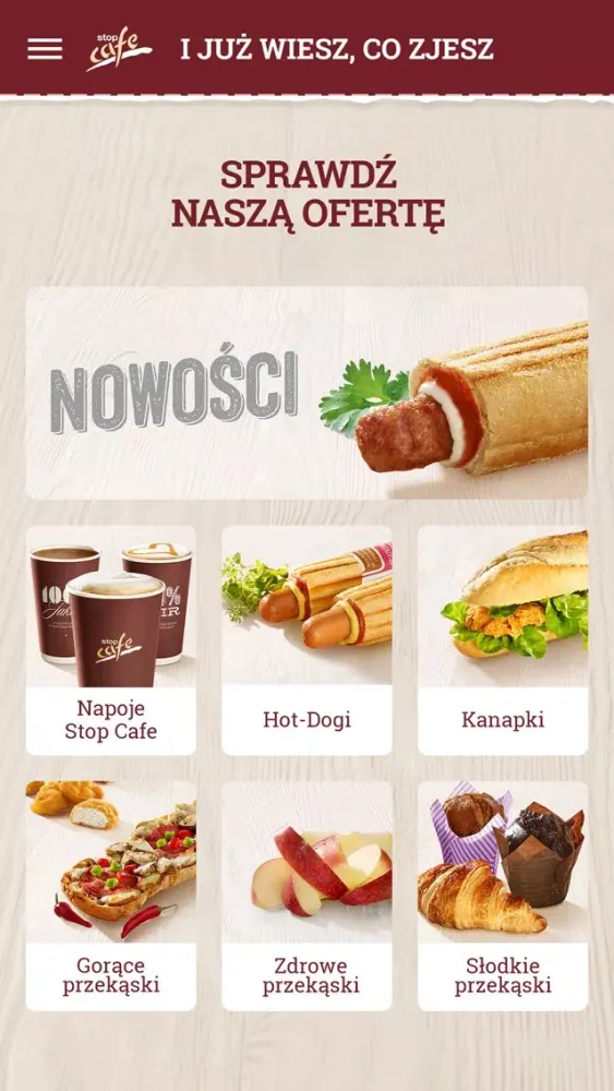 Tangkapan skrin Stop Cafe