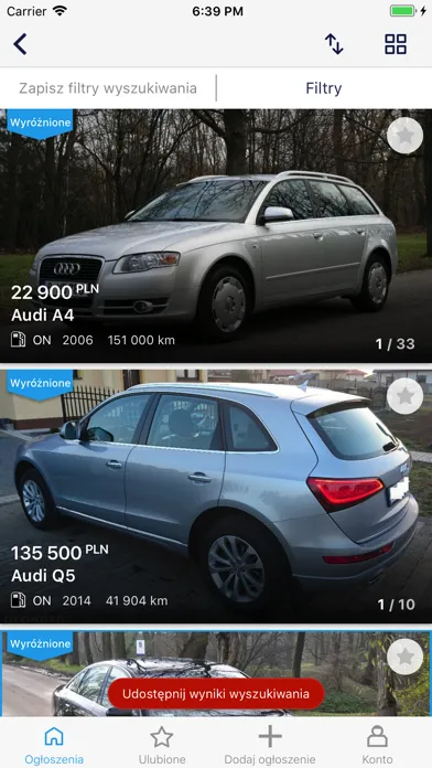 OTOMOTO.pl سکرین شاٹس