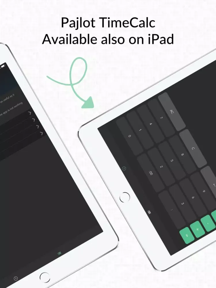 Pajlot TimeCalc iPad  स्क्रीनशॉट