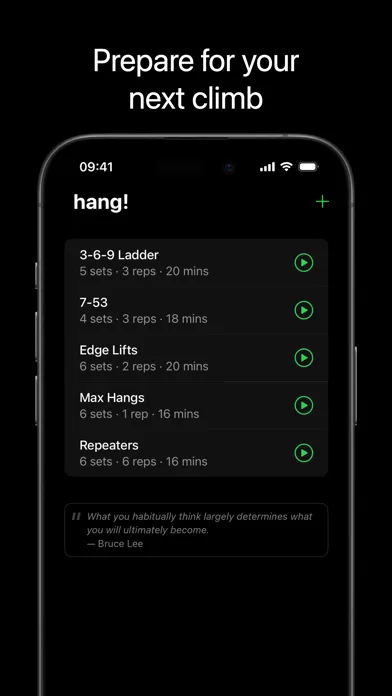 صور hang! hangboard timer