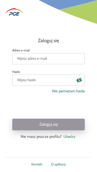 Moje PGE سکرین شاٹس