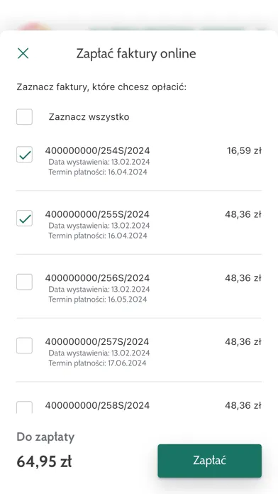 Moje PGE سکرین شاٹس