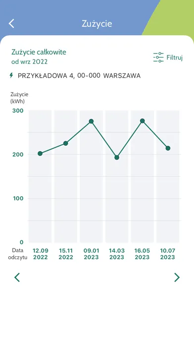 Moje PGE سکرین شاٹس