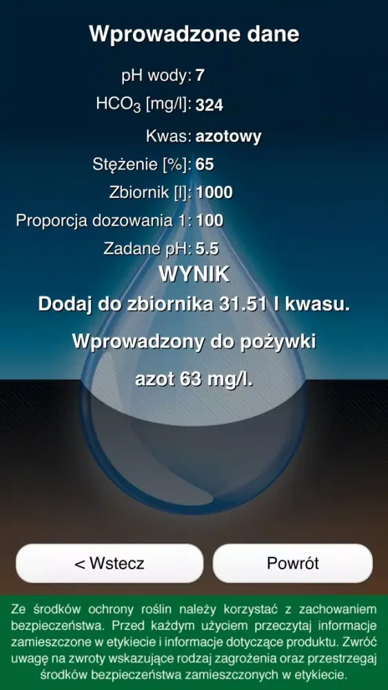 Kalkulator zakwaszania应用截图