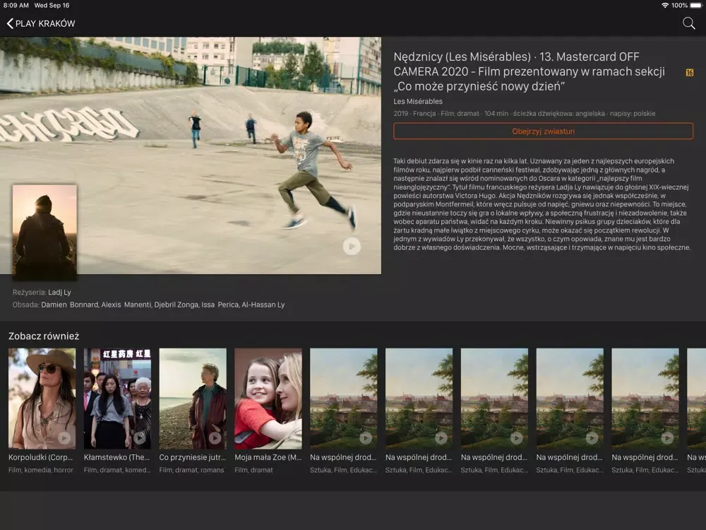 Capturas de pantalla de Play Kraków iPad 