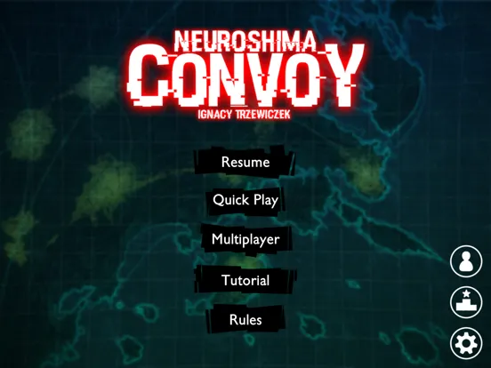Neuroshima Convoy card game iPad 应用截图