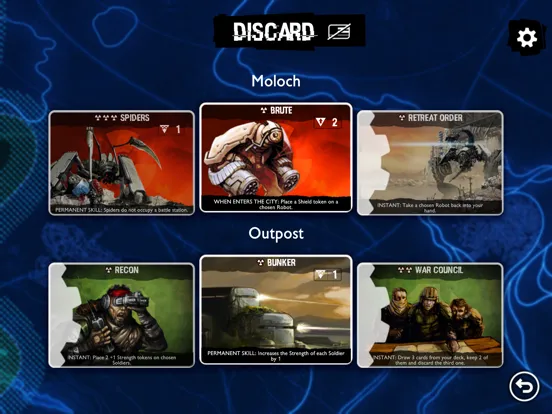 Neuroshima Convoy card game iPad 应用截图
