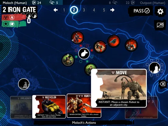 Neuroshima Convoy card game iPad 应用截图