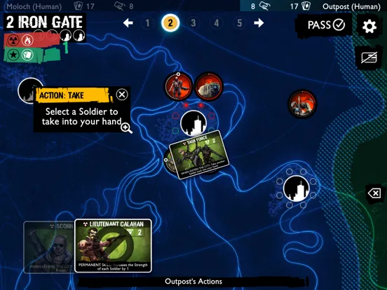 Neuroshima Convoy card game iPad 应用截图