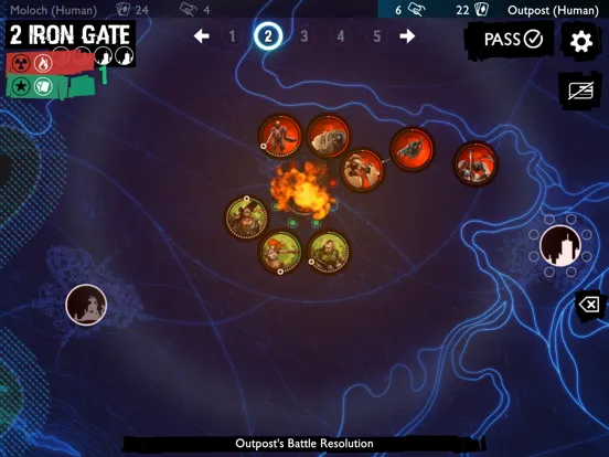 Neuroshima Convoy card game iPad 应用截图