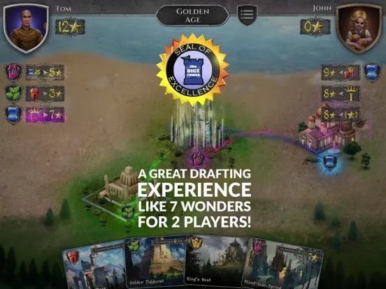 Tides of Time: The Board Game iPad  Screenshots