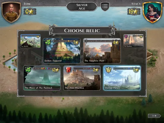 Tides of Time: The Board Game iPad  Screenshots