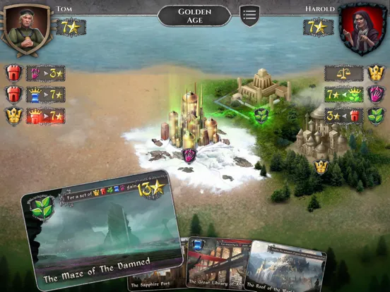 Tides of Time: The Board Game iPad  Screenshots